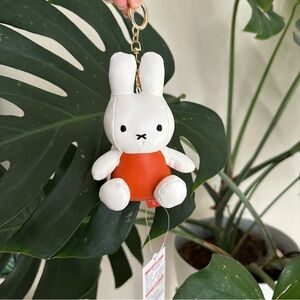 Miffy Stuffed Animal Keychain